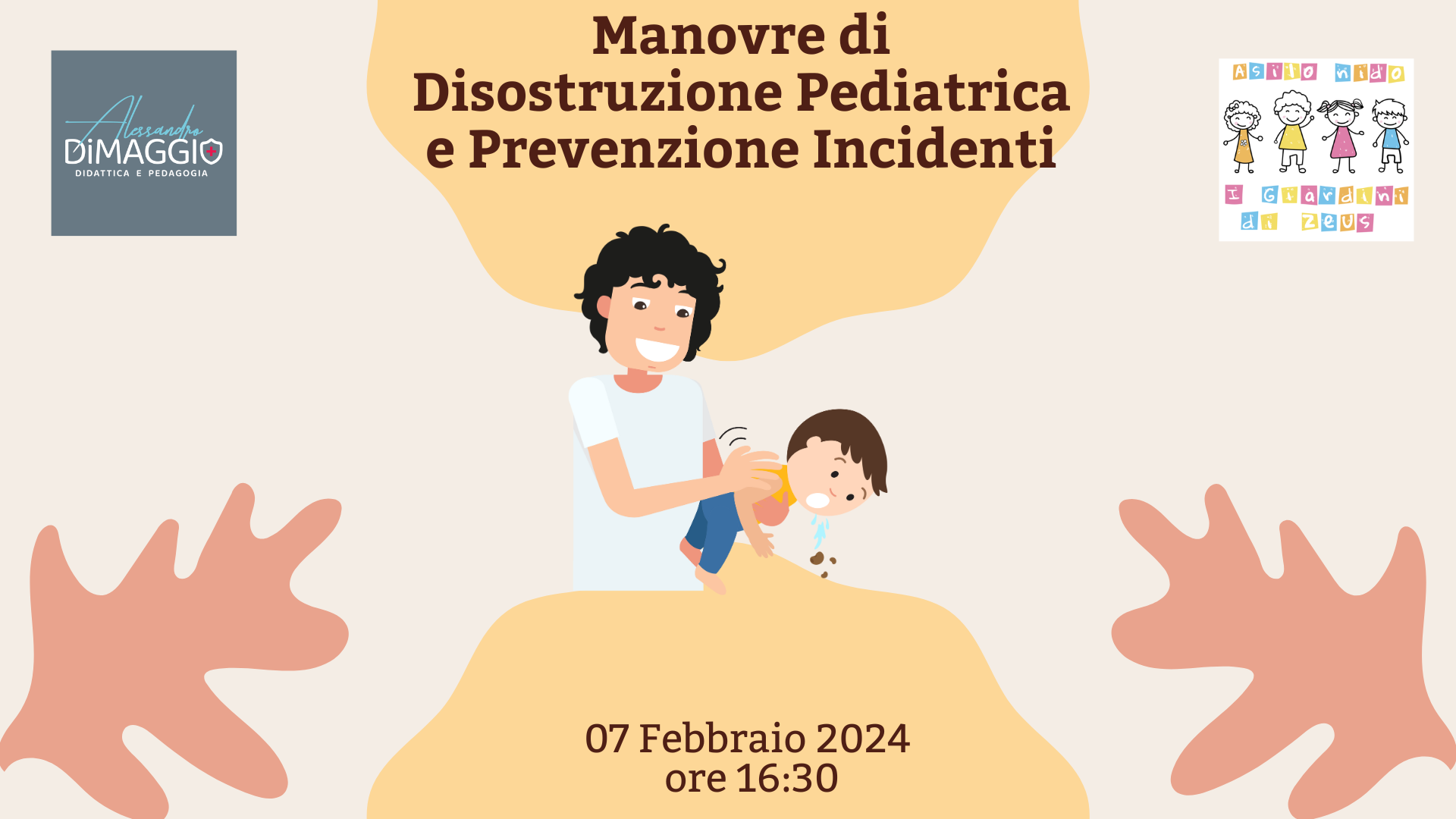 Corso di Manovre di Disostruzione Pediatrica e Prevenzione Incidenti
